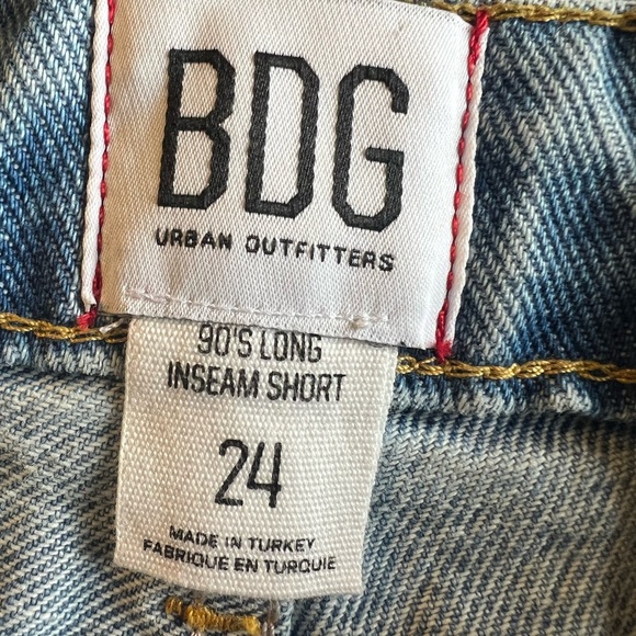NEW BDG 90s Long Inseam Shorts size 24 - Picture 11 of 14